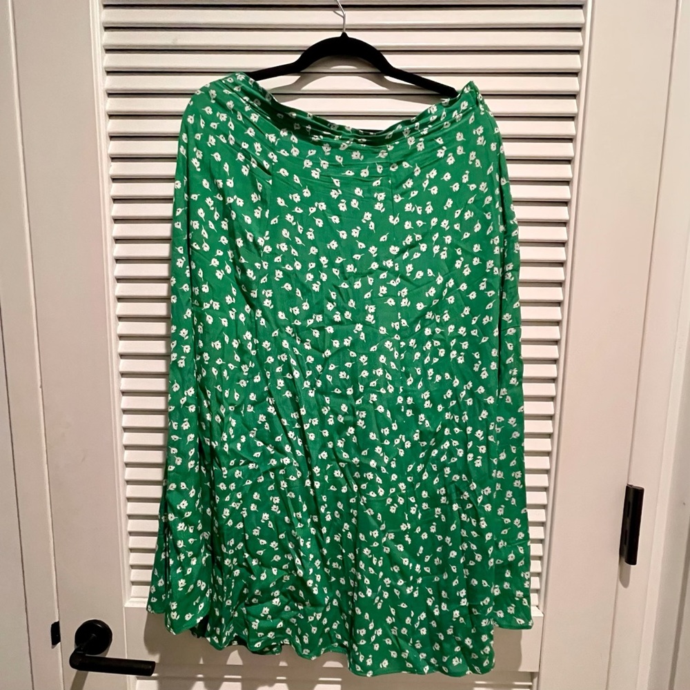 H&M Floral MIDI Skirt